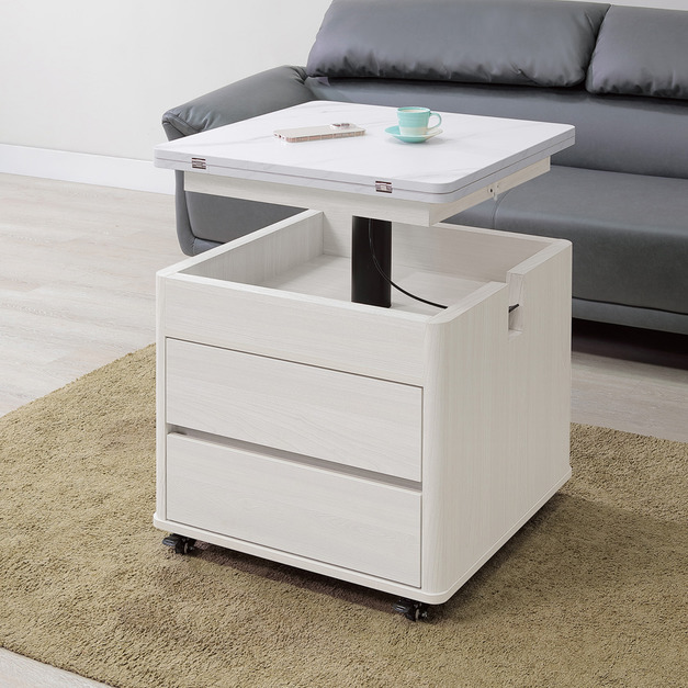 2尺無段升降移動茶几│Q646A300-01