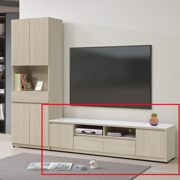 6尺岩板電視櫃│Q646A357-01