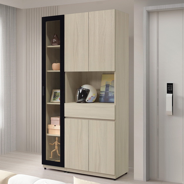 3.5尺組合式收納鞋櫃│Q646A392-05