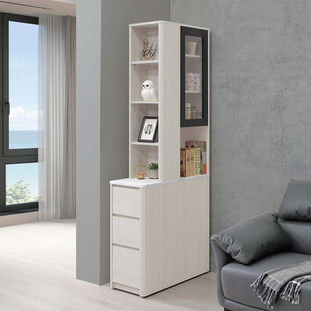 2.7尺單門角落隔間櫃│Q646A384-02