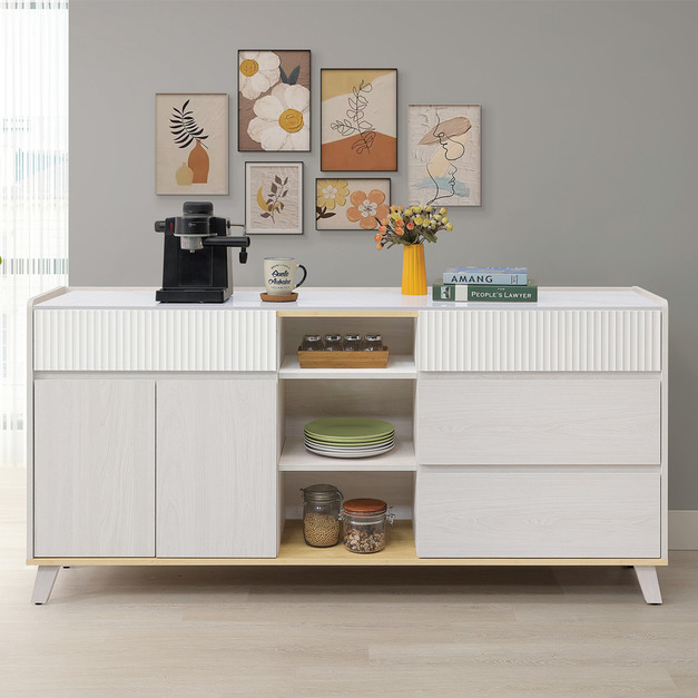 6尺岩板收納櫃│Q646A435-03