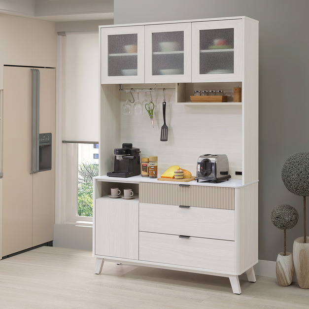 4尺岩板收納櫃組│Q646A438-01