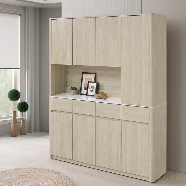 5.3尺岩板收納鞋櫃組│Q646A395-01