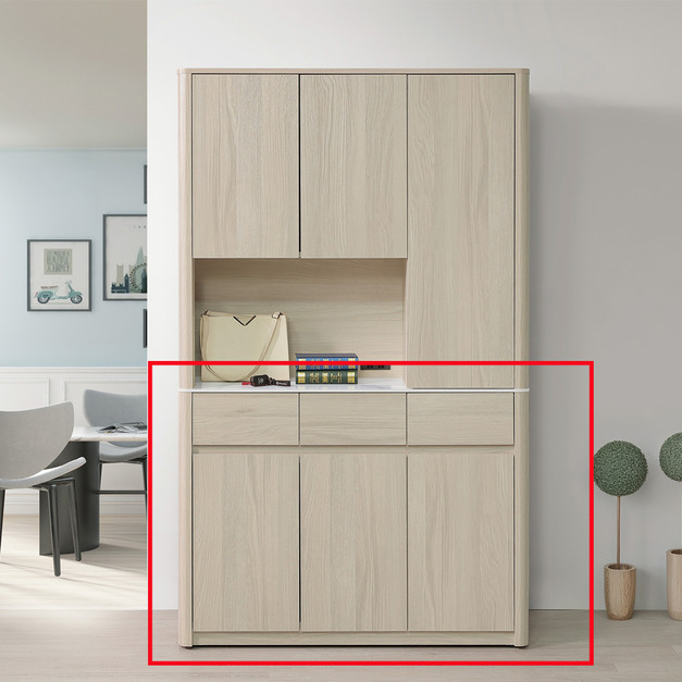 4尺岩板收納鞋櫃下座│Q646A395-04