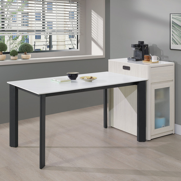 1.5×2.7尺岩板桌邊櫃│Q646A413-02