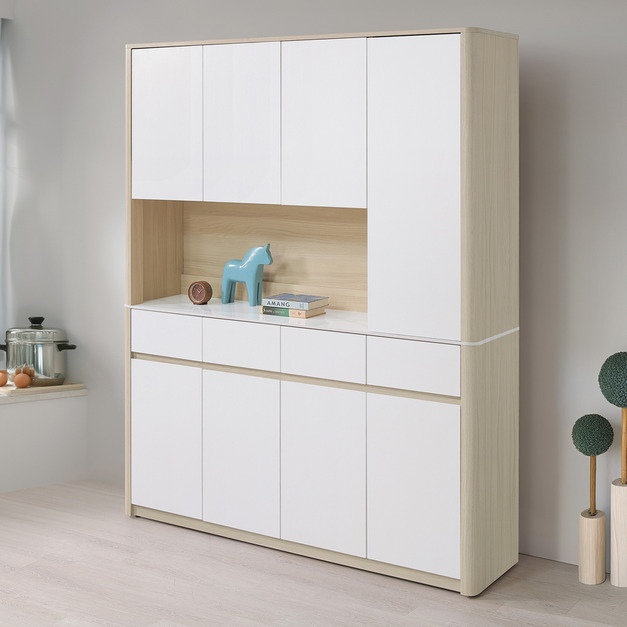 5.3尺岩板收納鞋櫃組│Q646A396-01