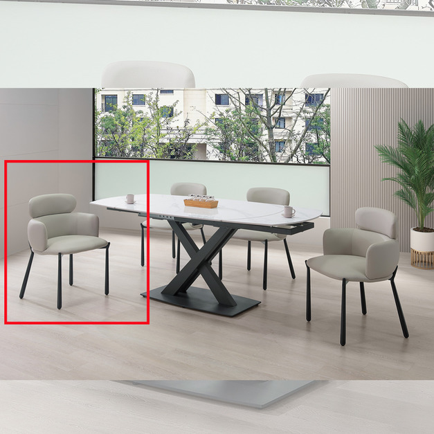 餐椅(生態真皮)│Q646A477-02