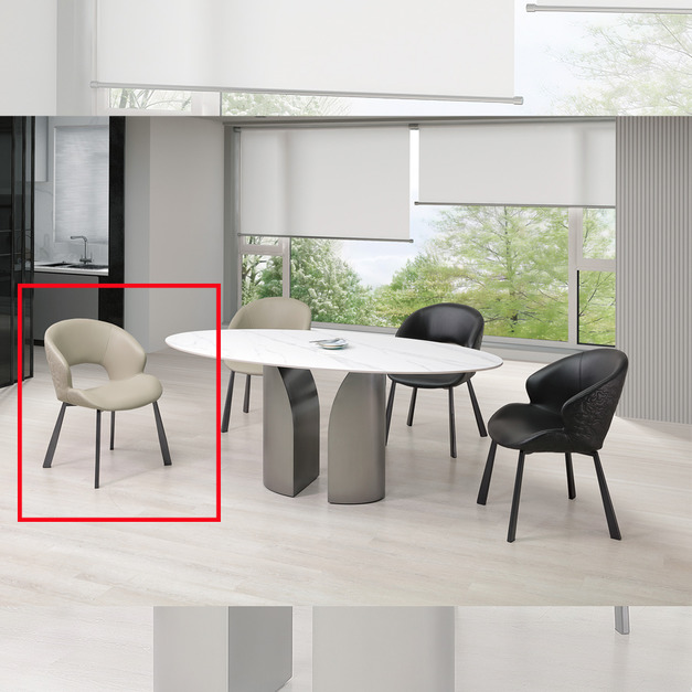 餐椅(卡其色)│Q646A464-05