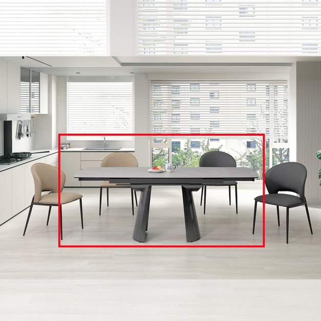 6.6尺複合陶板伸縮餐桌│Q646A478-01