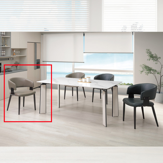 餐椅(淺灰)│Q646A479-05