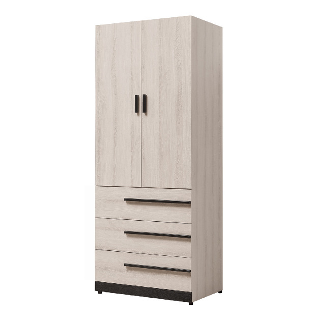 2.7尺三大抽衣櫥│Q646A122-03