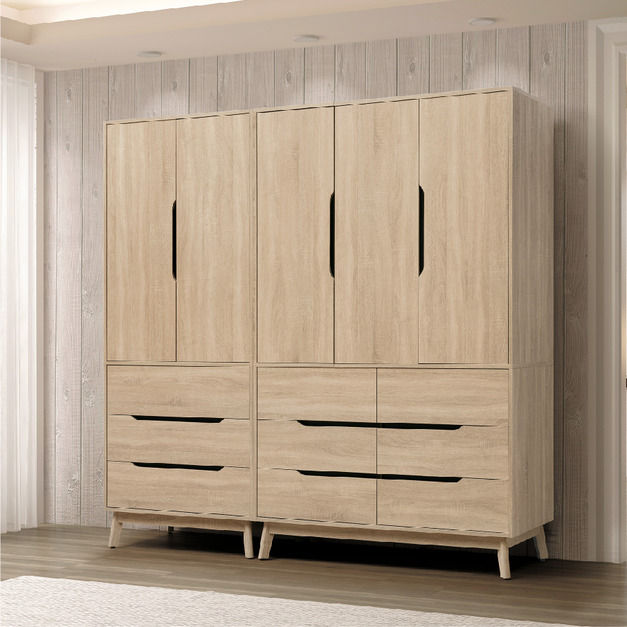 7尺組合衣櫥│Q646A138-01