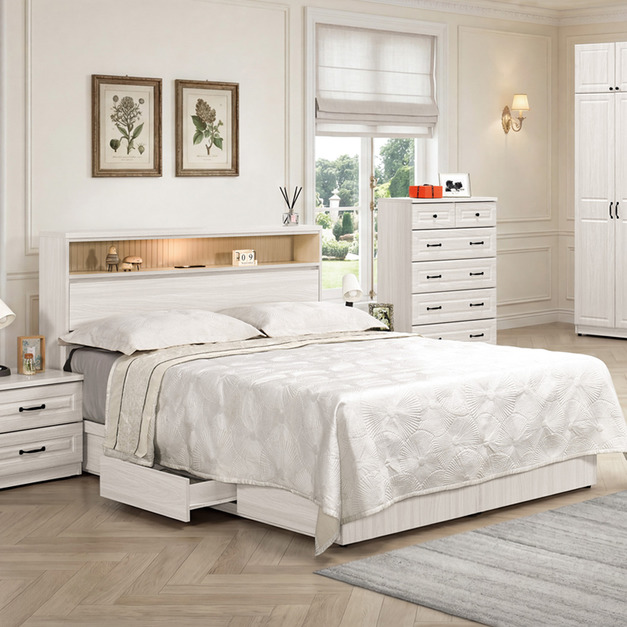 5尺被櫥式雙人床(有6尺)│Q6442001-2