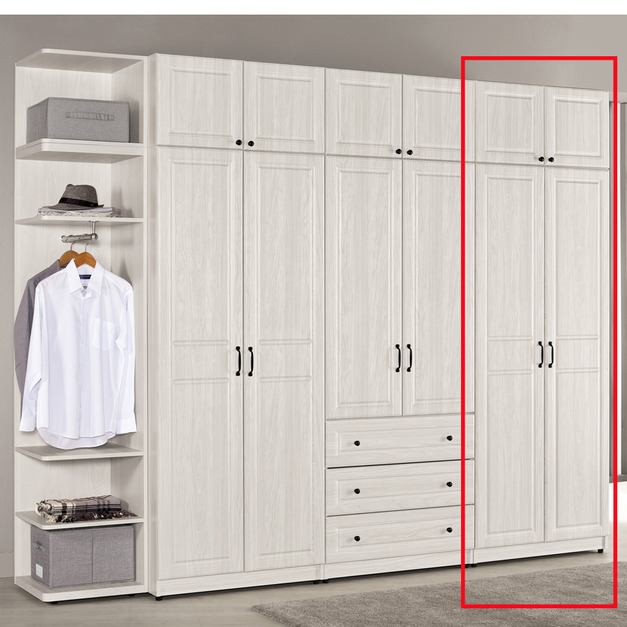 2.7尺被櫥式衣櫥(雙吊)│Q6442005-2