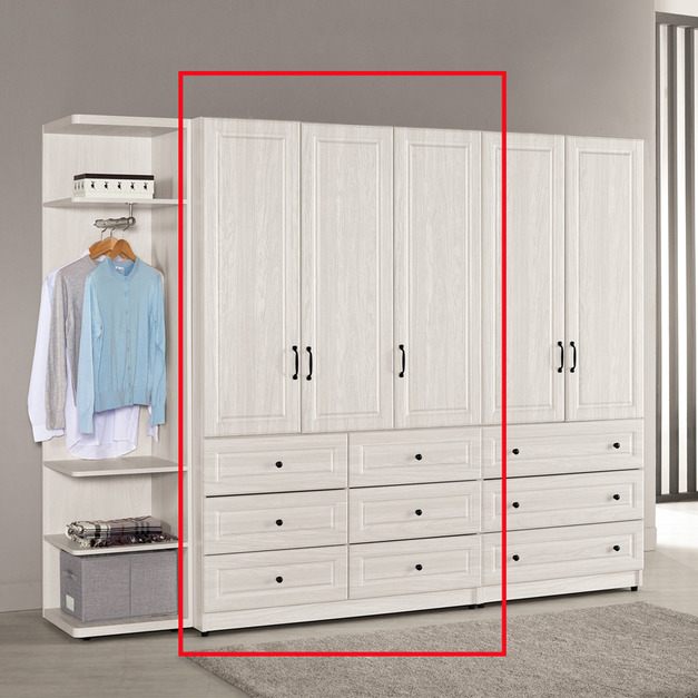 4尺衣櫥(六抽)│Q6442007-4