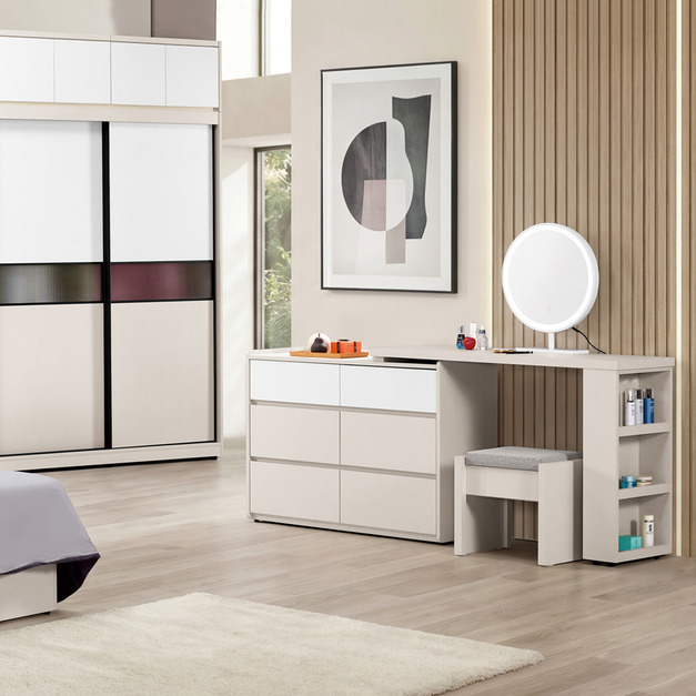 4尺多功能伸縮化妝台(全組)│Q6442015-2