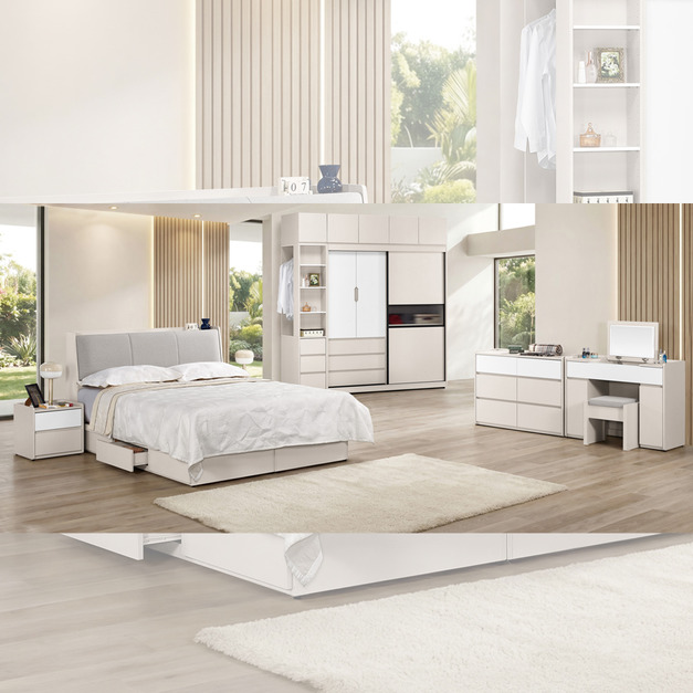 被櫥式雙人床組│Q6442009