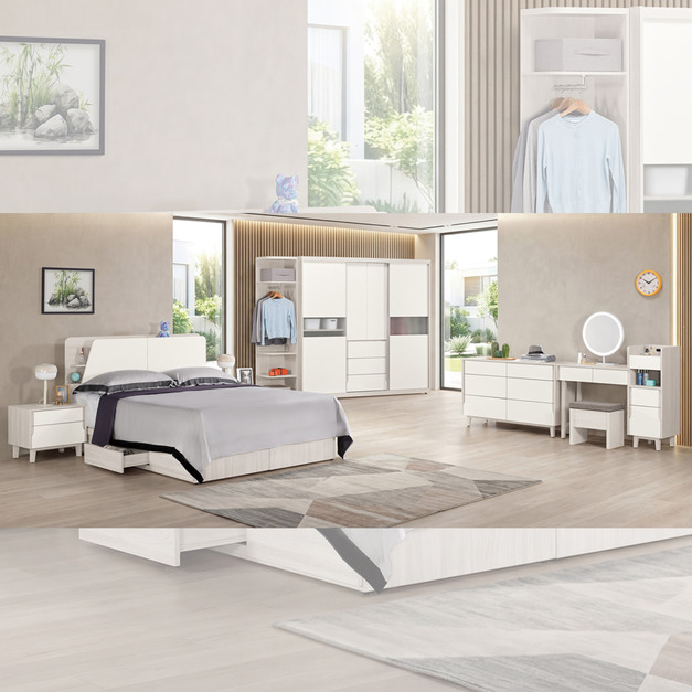 5尺雙人床組│Q6442027