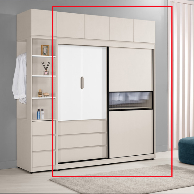 6尺衣櫥(有4尺)│Q6442017-3