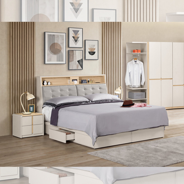 5尺被櫥式雙人床(有6尺)│Q6442037-2