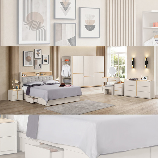 5尺被櫥式雙人床組(有6尺)│Q6442037