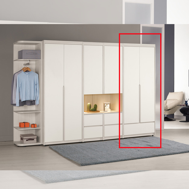 2.7尺衣櫥(單吊)│Q6442035-3