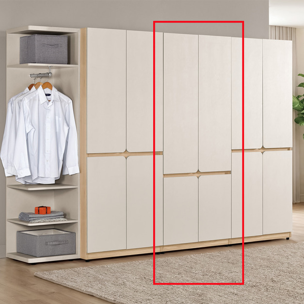 2.5尺衣櫥(雙吊)│Q6442039-2