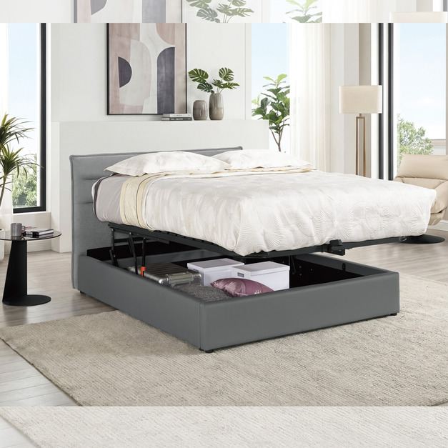 灰色皮5尺床底(有6尺)│Q6442326-4