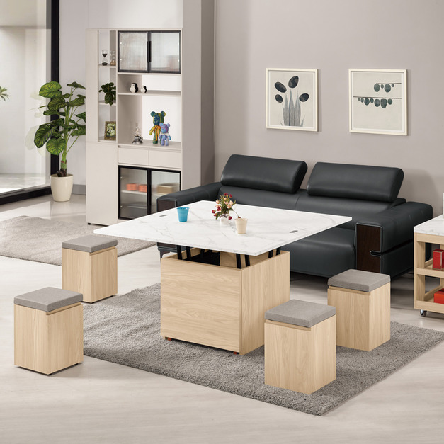 4X4尺仿石面多功能大茶几│Q6442413-1