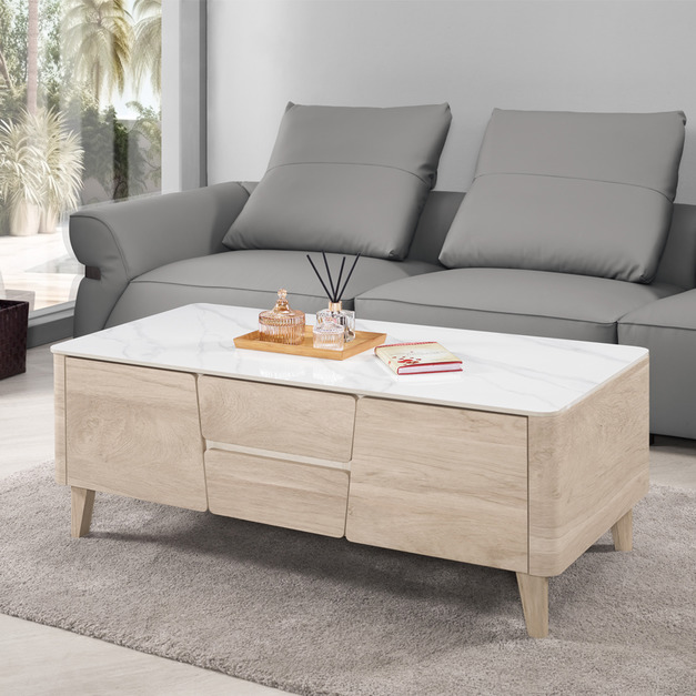 4.3尺岩板四抽大茶几(有4尺)│Q6442419-1