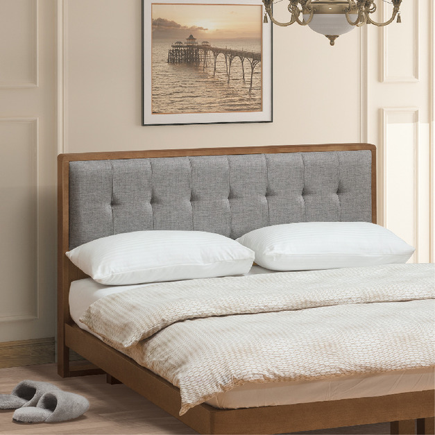 淺胡桃色5尺▪ 6尺床頭片│Q646A173-01