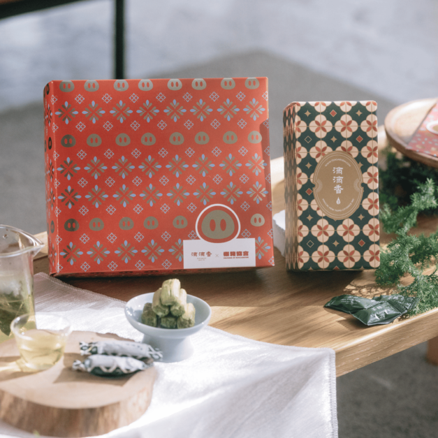 肉桂杏仁茶心酥禮盒(桑潔魚聯名禮盒)