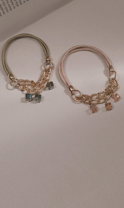 交換溫柔。手工彈性髮飾 (單入)