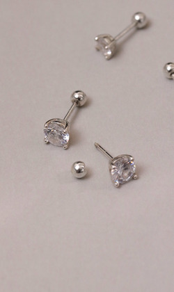 絢爛的可能。925純銀耳環 (單入)