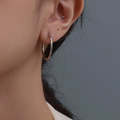 原點。簡約316L醫療鋼耳環_1