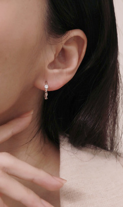 開場白。925純銀耳環