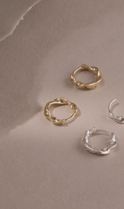 我無恙。925純銀耳環