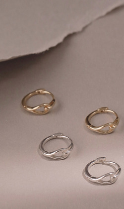 仍念著。925純銀耳環