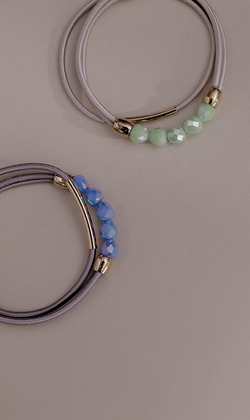 找回歸屬。手工彈性髮束 (單入)