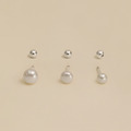 具象。Pearl | 養殖珍珠 | 925純銀耳環 (單入)_1