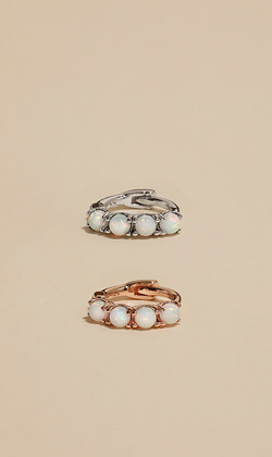 漫天的雪。925純銀耳環