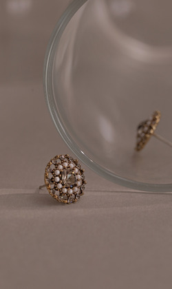 真誠的原點。貼耳耳環 (可改夾式耳環)