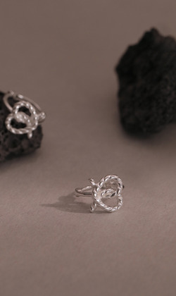 輕舞。925純銀耳環