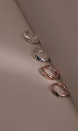 回音。925純銀耳環