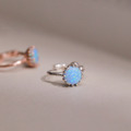 霧消散。Opal | 蛋白石 | 925純銀耳環_1