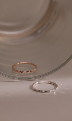 幸福期望。925純銀戒指