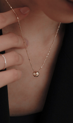 漫遊過。925純銀鎖骨鍊