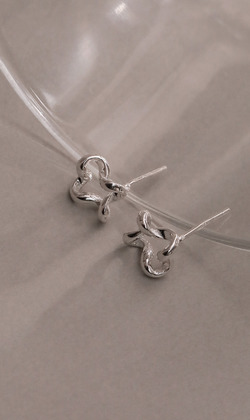 織影。925純銀耳環(可改夾式耳環)