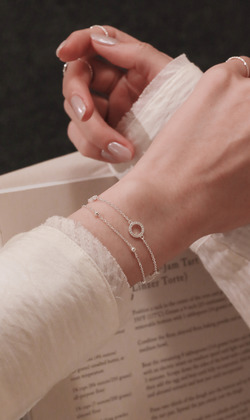 方向感。925純銀手鍊