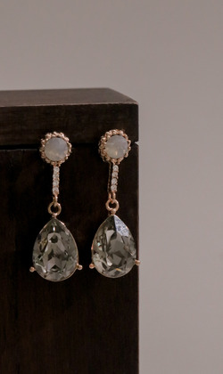 星軌。垂式耳環